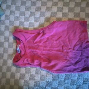 Zara Fuchsia Ribbed Tank Top